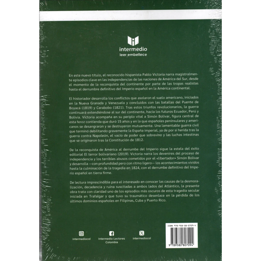 Libro Pablo Victoria - De la Reconquista de América al Derrumbe Del Imperio 1816-1824 - Image 2