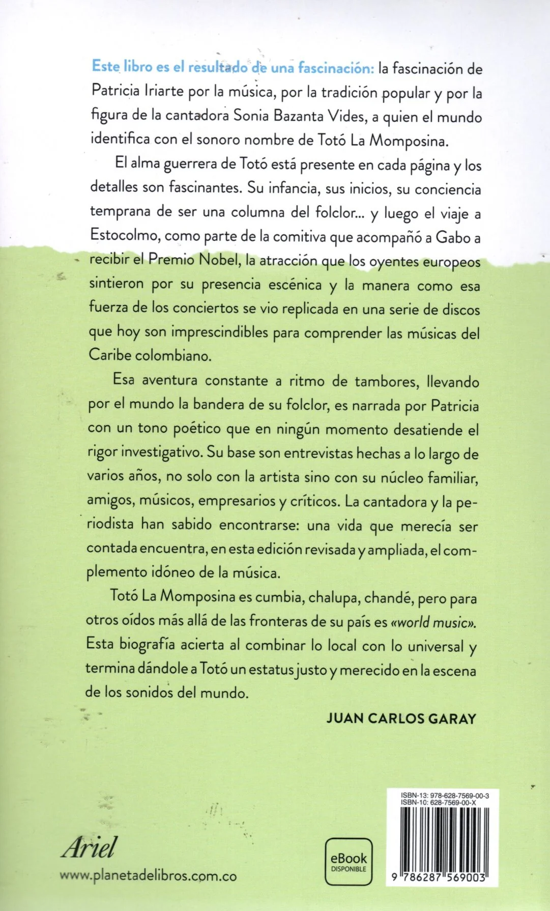Libro Patricia Iriarte - Totó, nuestra diva descalza - Image 2