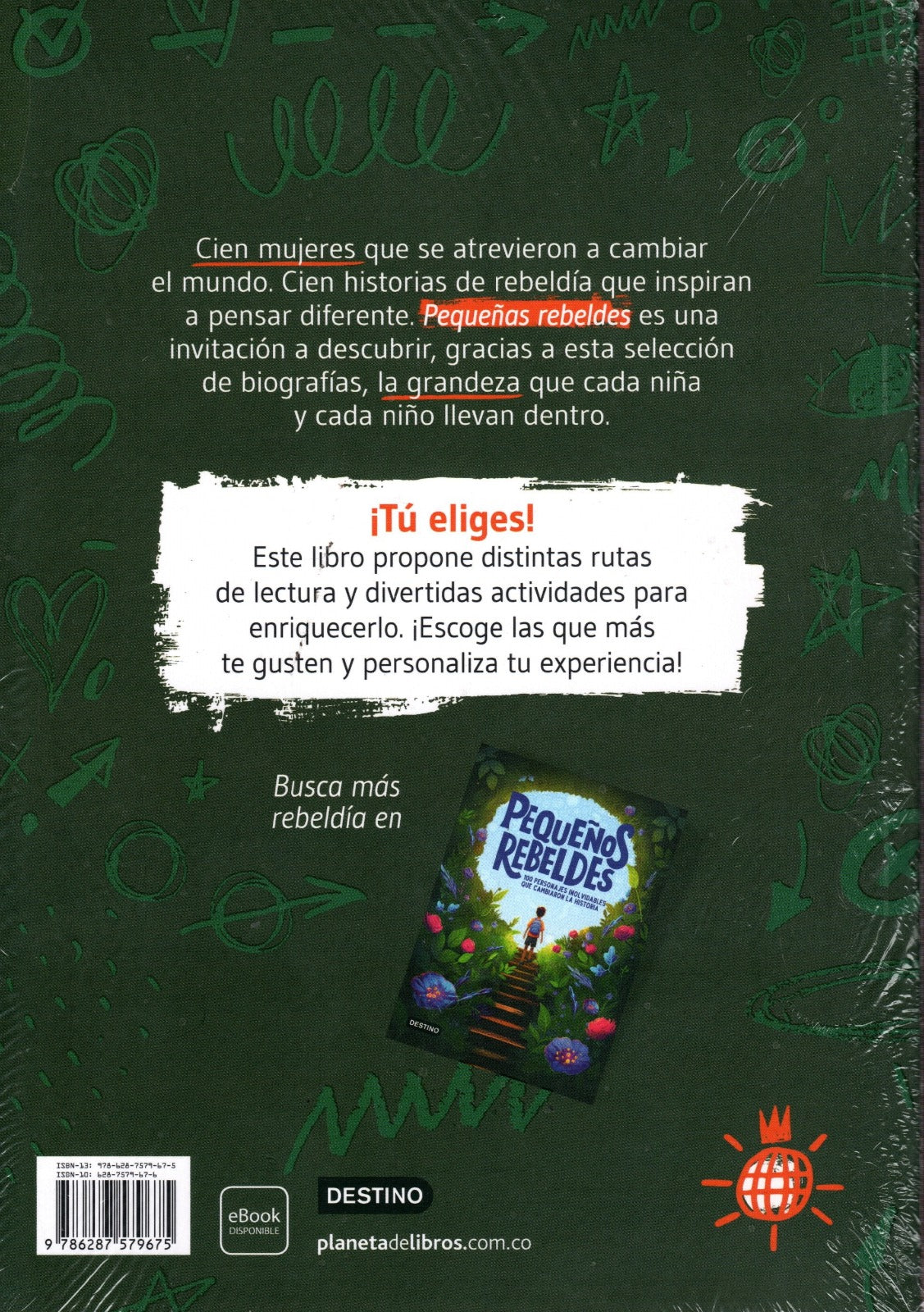 Libro Pequeñas Rebeldes-100 personajes inolvidables que cambiaron la historia - Image 2