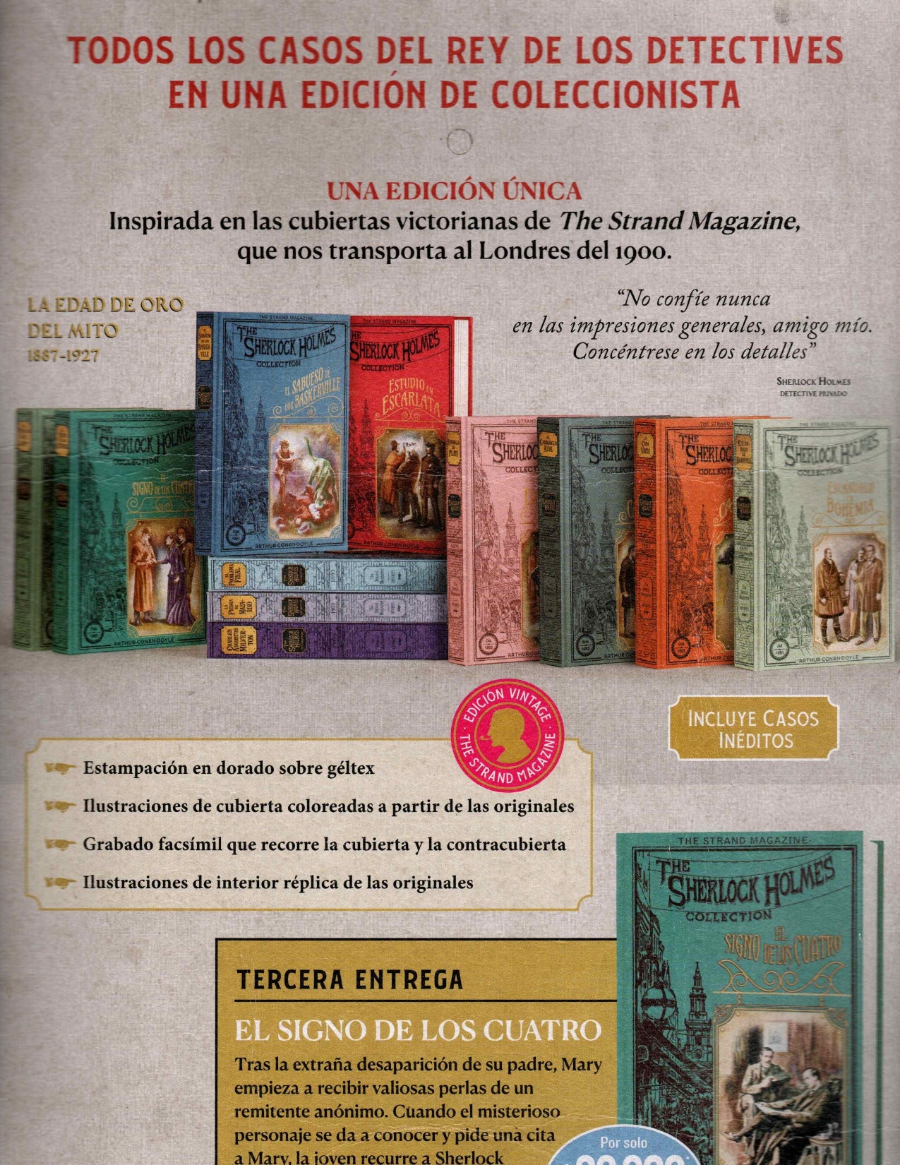 Libro Sherlock Holmes - El signo de los cuartos Tomo 3 - Image 2
