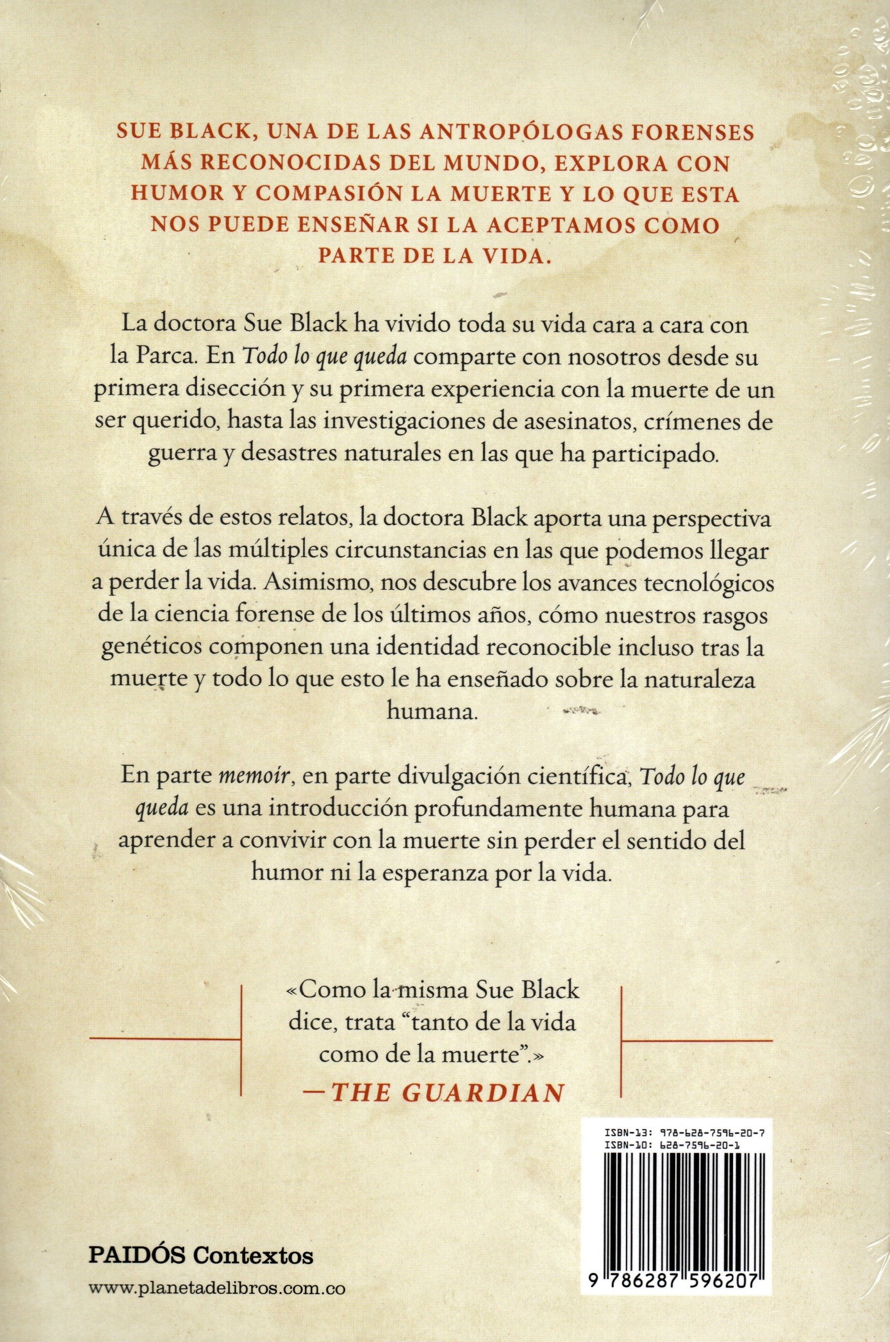 Libro Sue Black / Kathy Reichs - Todo lo que queda - Image 2