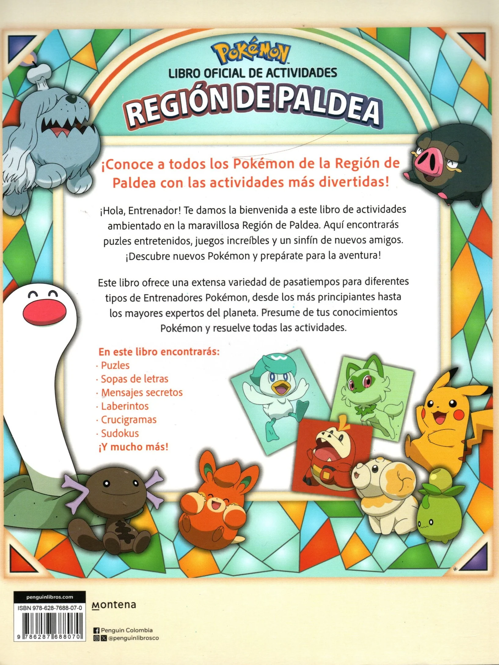 Libro The Pokémon Company - Libro oficial de actividades - Región de Paldea (Colección Pokémon) - Image 2