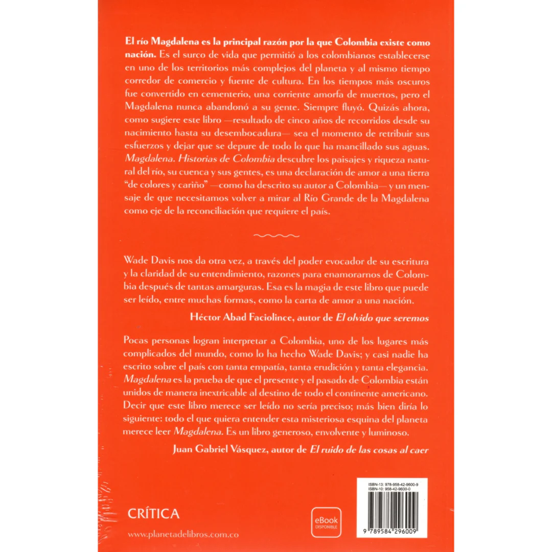 Libro Wade Davis - Magdalena: Historias de Colombia - Image 2