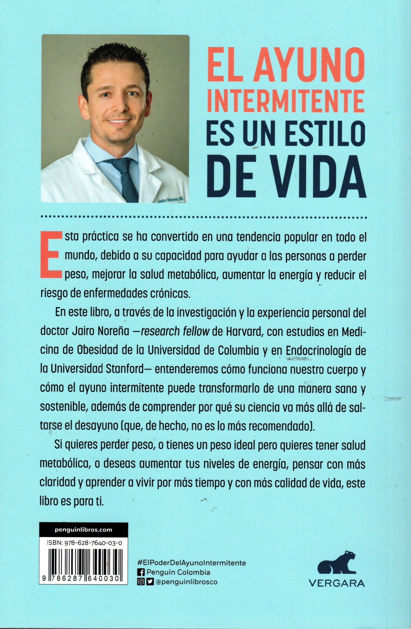 Libro DR. Jairo Noreña - El Poder Del Ayuno Intermitente - Image 2