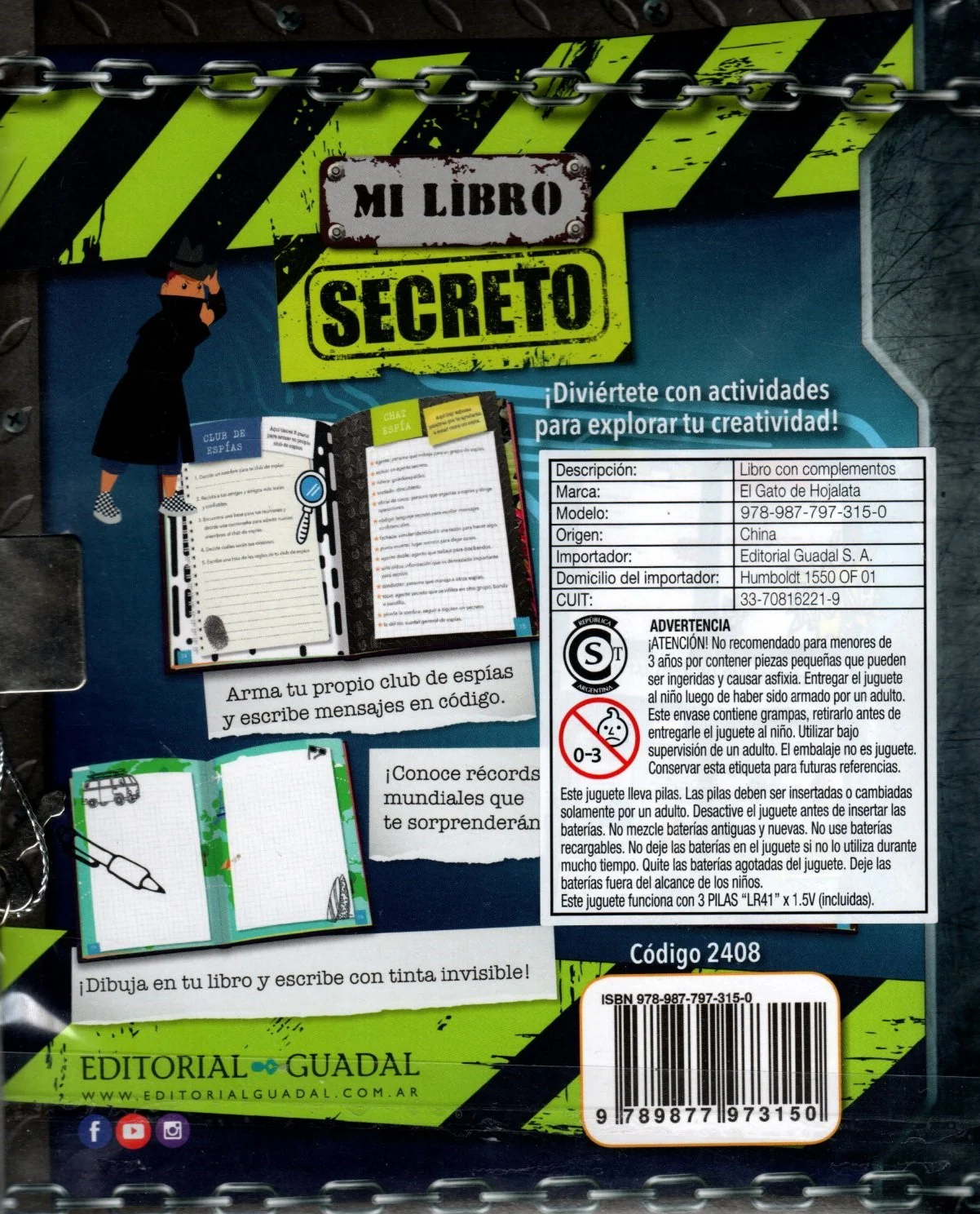 Libros Mi Libro Secreto (Club de espias) - Image 2