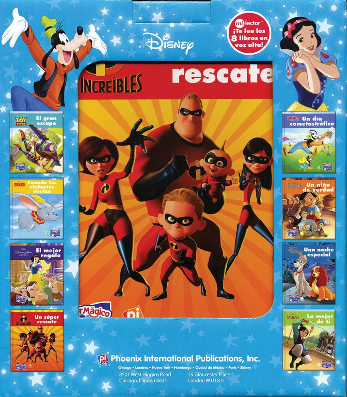 Libro X8 Lector Mágico - Aventuras Disney
