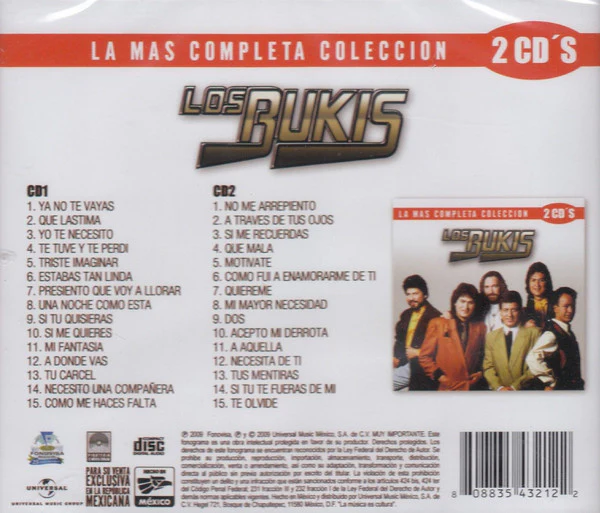 CD Los Bukis – La Mas Completa Colección - Image 2