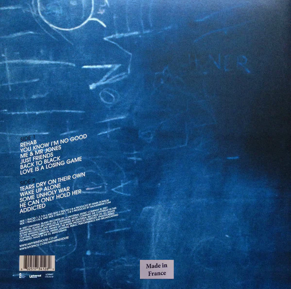 LP Amy Winehouse – Back To Black - Image 2