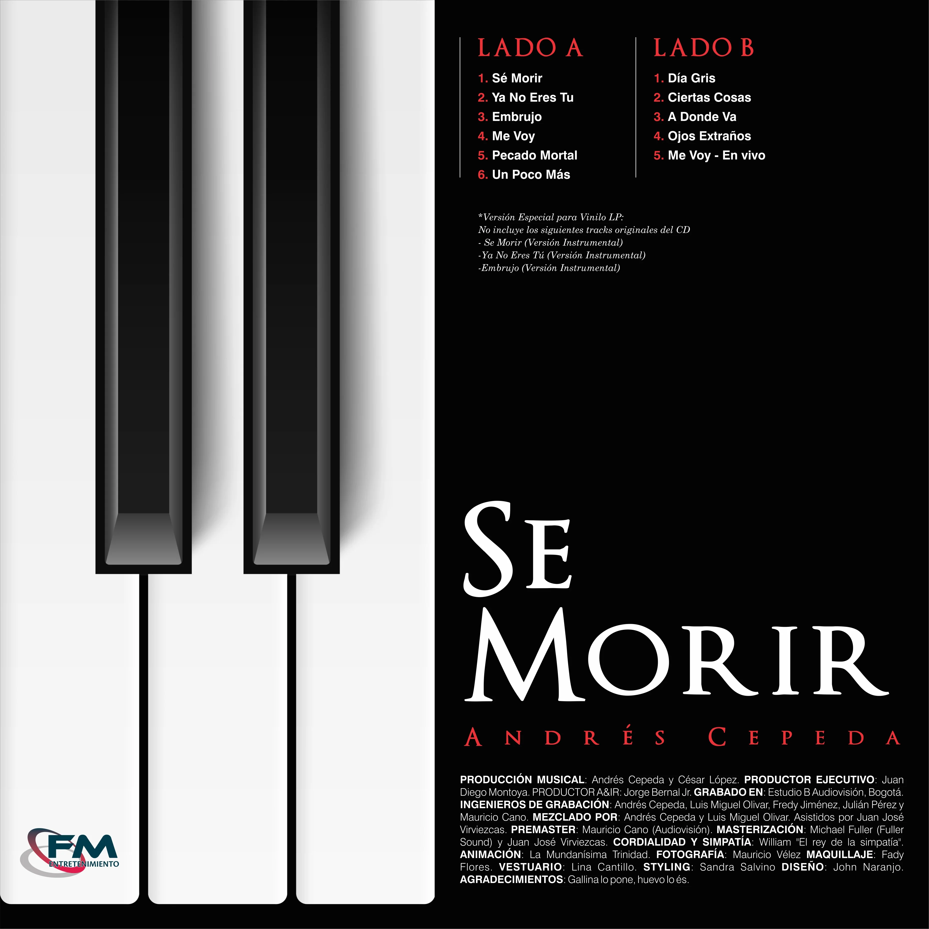 LP Andres Cepeda - Se morir - Image 2