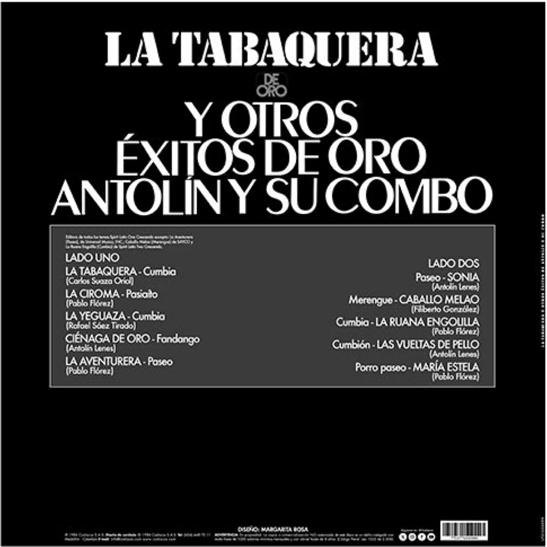 LP Antolín y su Combo - La Tabaquera y Otros Éxitos de Oro - Image 2