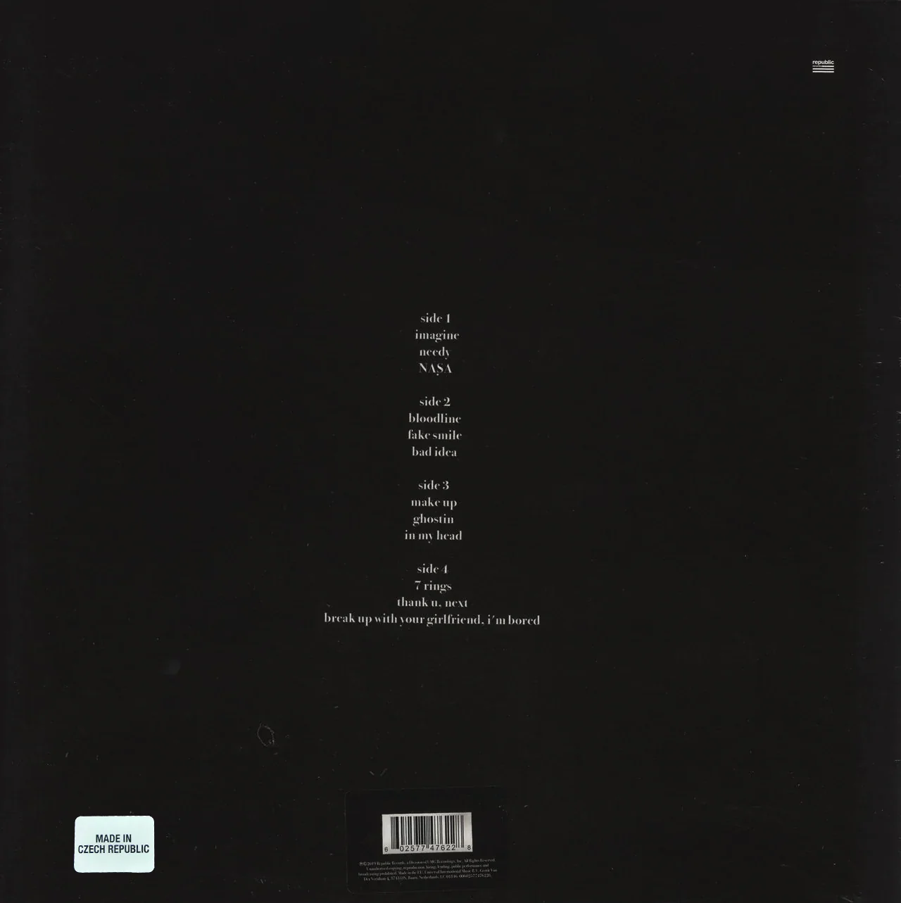 LPX2 Ariana Grande – Thank U, Next - Image 2