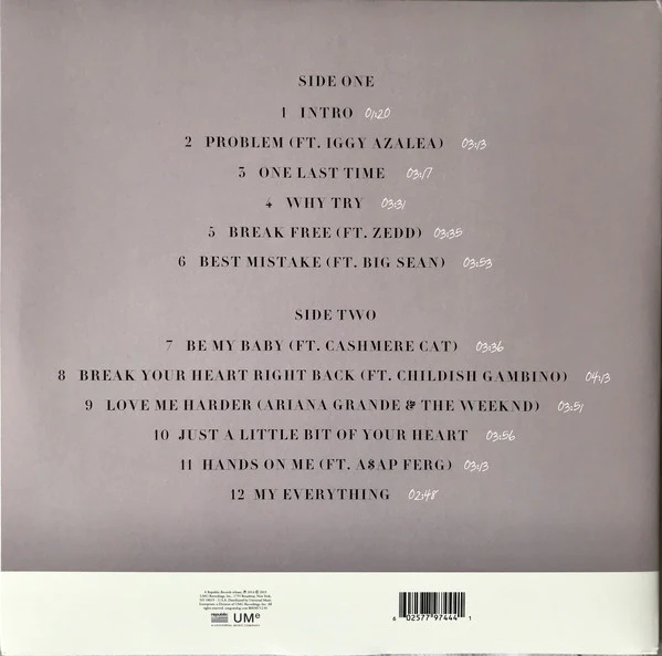 LP Ariana Grande – My Everything - Image 2