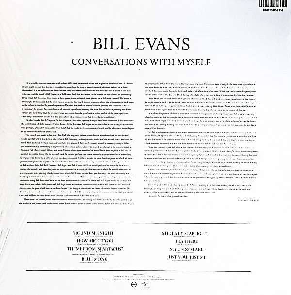 LP Bill Evans – Conversations With Myself - Image 2