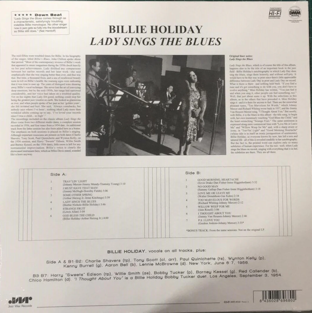 LP Billie Holiday - Lady Sings The Blues - Image 2