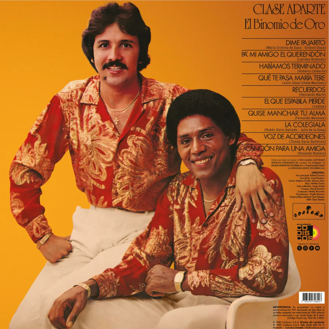 LP Binomio De Oro - Clase Aparte - Image 2