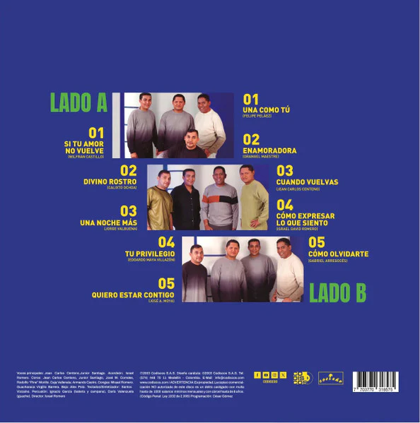 LP Binomio De Oro De América – ...Que Viva El Vallenato! - Image 2