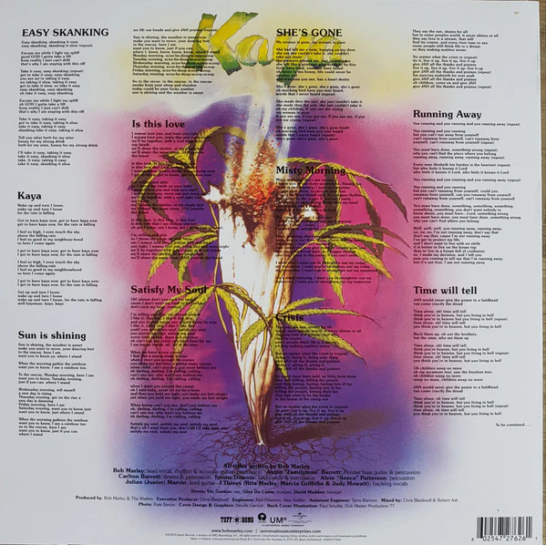 LP Bob Marley & The Wailers – Kaya - Image 2