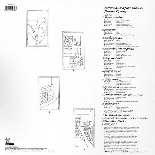 LP Brian Eno – Before And After Science - Image 2