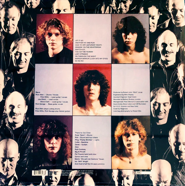 LP Def Leppard ‎– High 'N' Dry - Image 2
