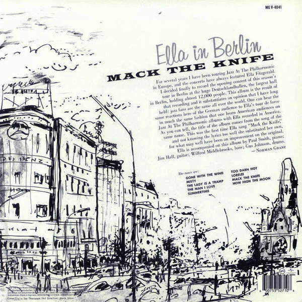 LP Ella Fitzgerald – Mack The Knife (The Complete Ella In Berlin) - Image 2