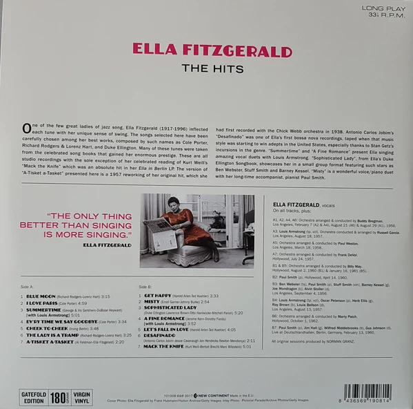 LP Ella Fitzgerald – The Hits - Image 2