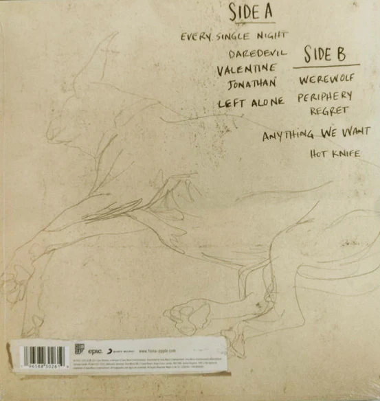 LP Fiona Apple – The Idler Wheel Is Wiser Than The Driver Of The Screw And Whipping Cords Will Serve You More Than Ropes Will Ever Do - Image 2