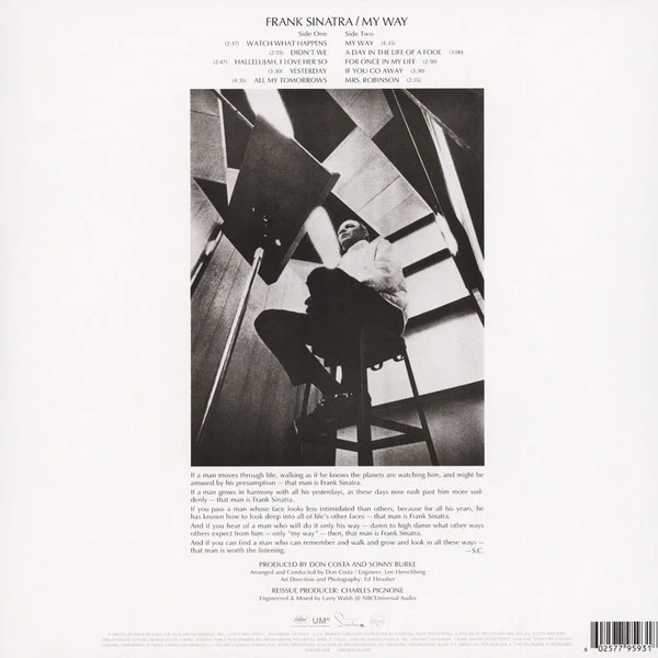 LP Frank Sinatra ‎– My Way - Image 2