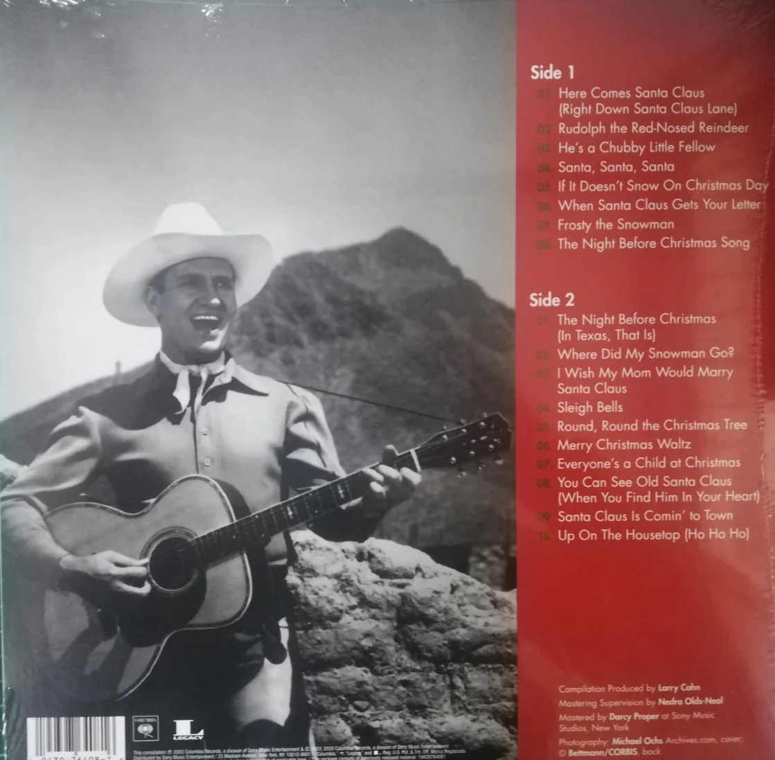 LP  Gene Autry – Rudolph The Red Nosed Reindeer And Other Christmas Classics - Image 2