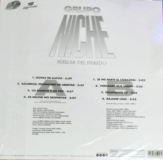 LP Grupo Niche - Huellas del Pasado - Image 2