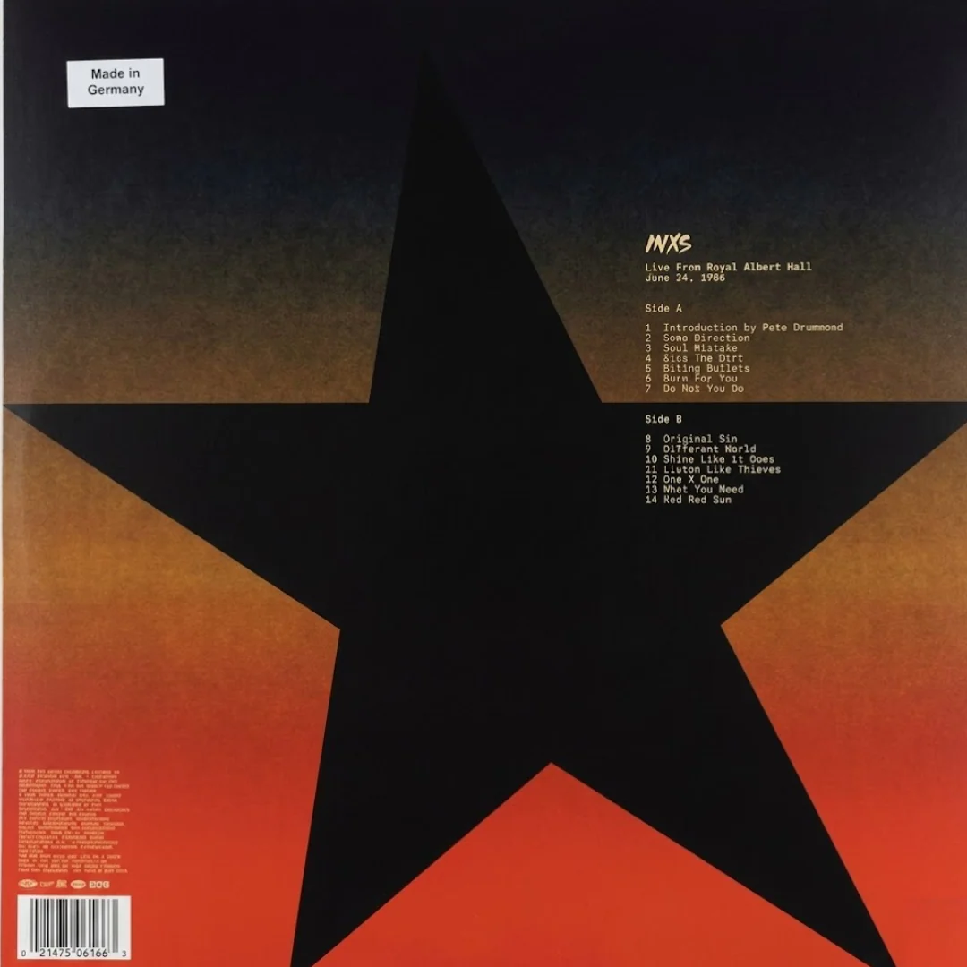 LP INXS – Live From Royal Albert Hall (London 1986) - Image 2