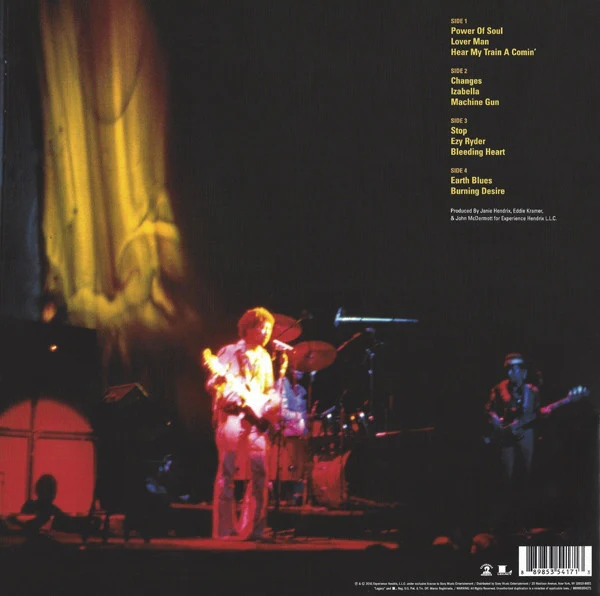LP Jimi Hendrix – Machine Gun: The Fillmore East First Show 12/31/1969 - Image 2