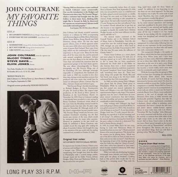 LP John Coltrane – My Favorite Things - Image 2