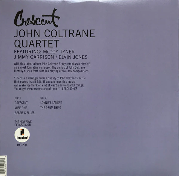 LP John Coltrane Quartet - Crescent - Image 2