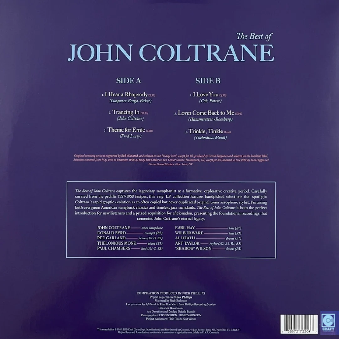 LP John Coltrane – The Best of John Coltrane - Image 2