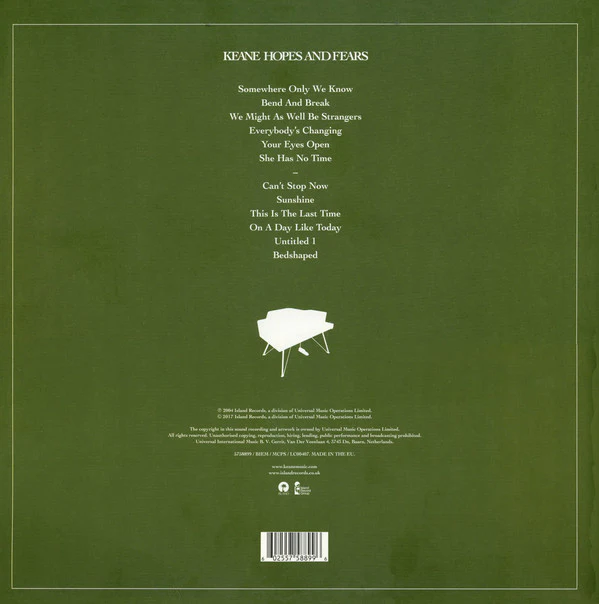 LP Keane – Hopes And Fears - Image 2