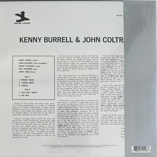LP Kenny Burrell & John Coltrane – Kenny Burrell & John Coltrane - Image 2
