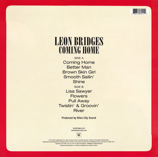 LP Leon Bridges ‎– Coming Home - Image 2