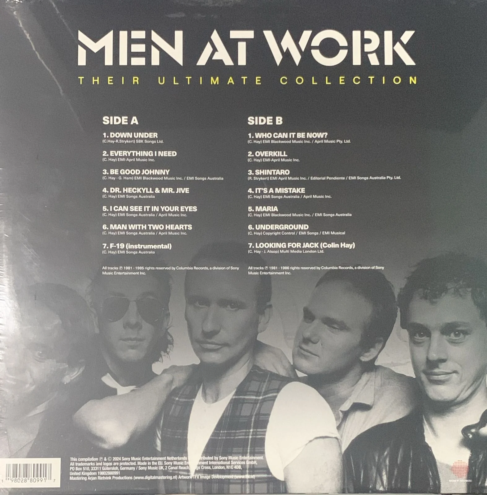 LP Men At Work - Their Ultimate Collection - Image 2