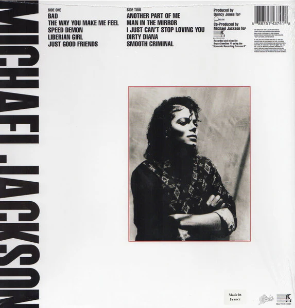 LP Michael Jackson – Bad - Image 2
