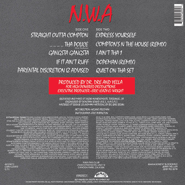 LP N.W.A – Straight Outta Compton - Image 2