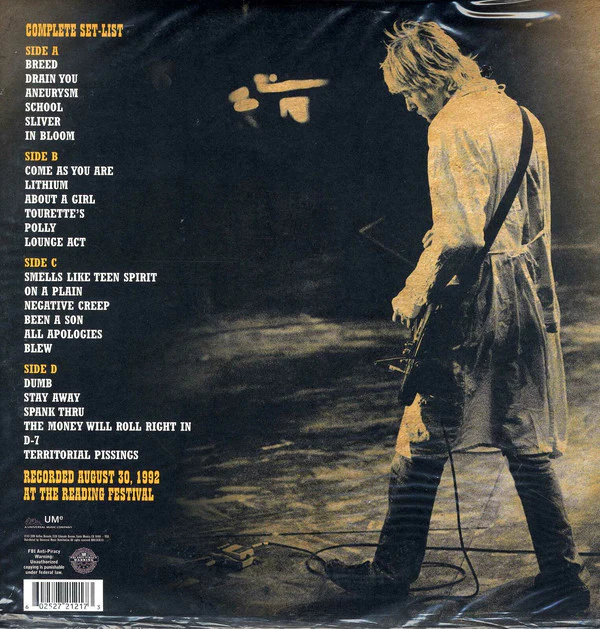 LP Nirvana ‎– Live At Reading - Image 2