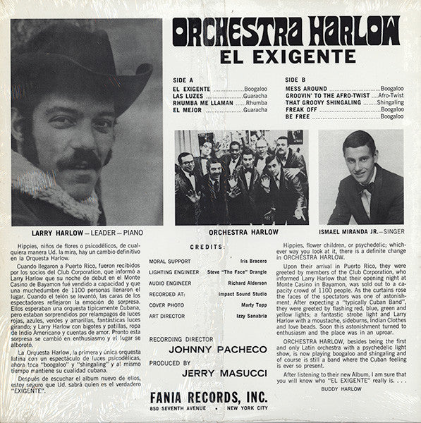 LP Orchestra Harlow – El Exigente - Image 2