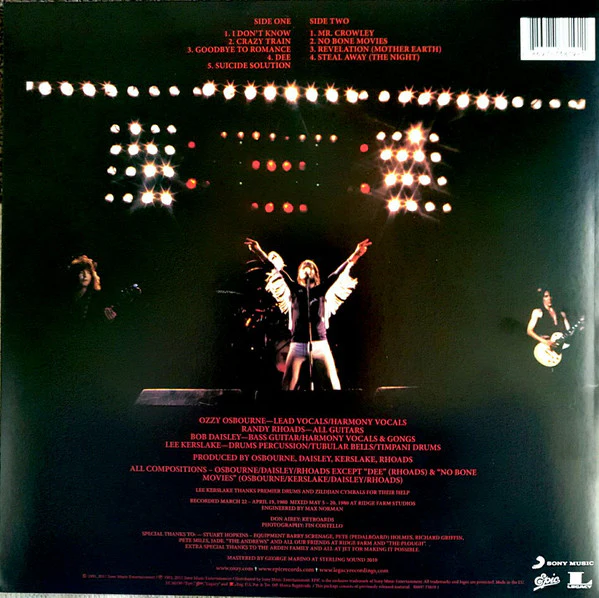 LP Ozzy Osbourne – Blizzard Of Ozz - Image 2