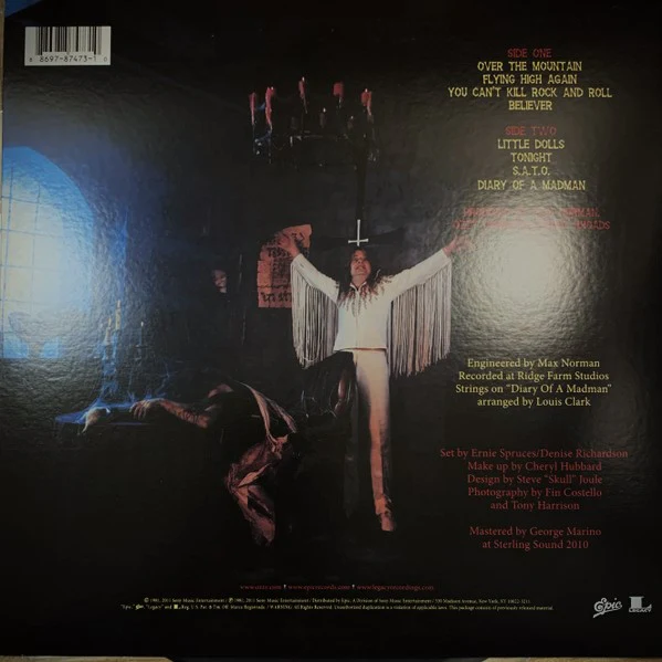 LP Ozzy Osbourne ‎– Diary Of A Madman - Image 2