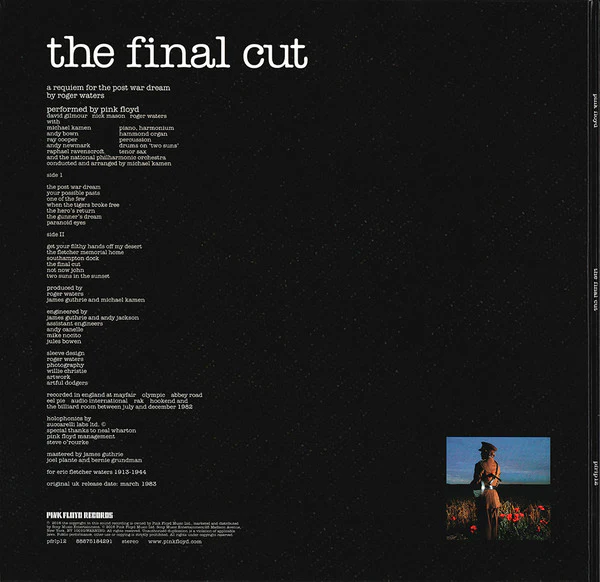 LP Pink Floyd – The Final Cut - Image 2