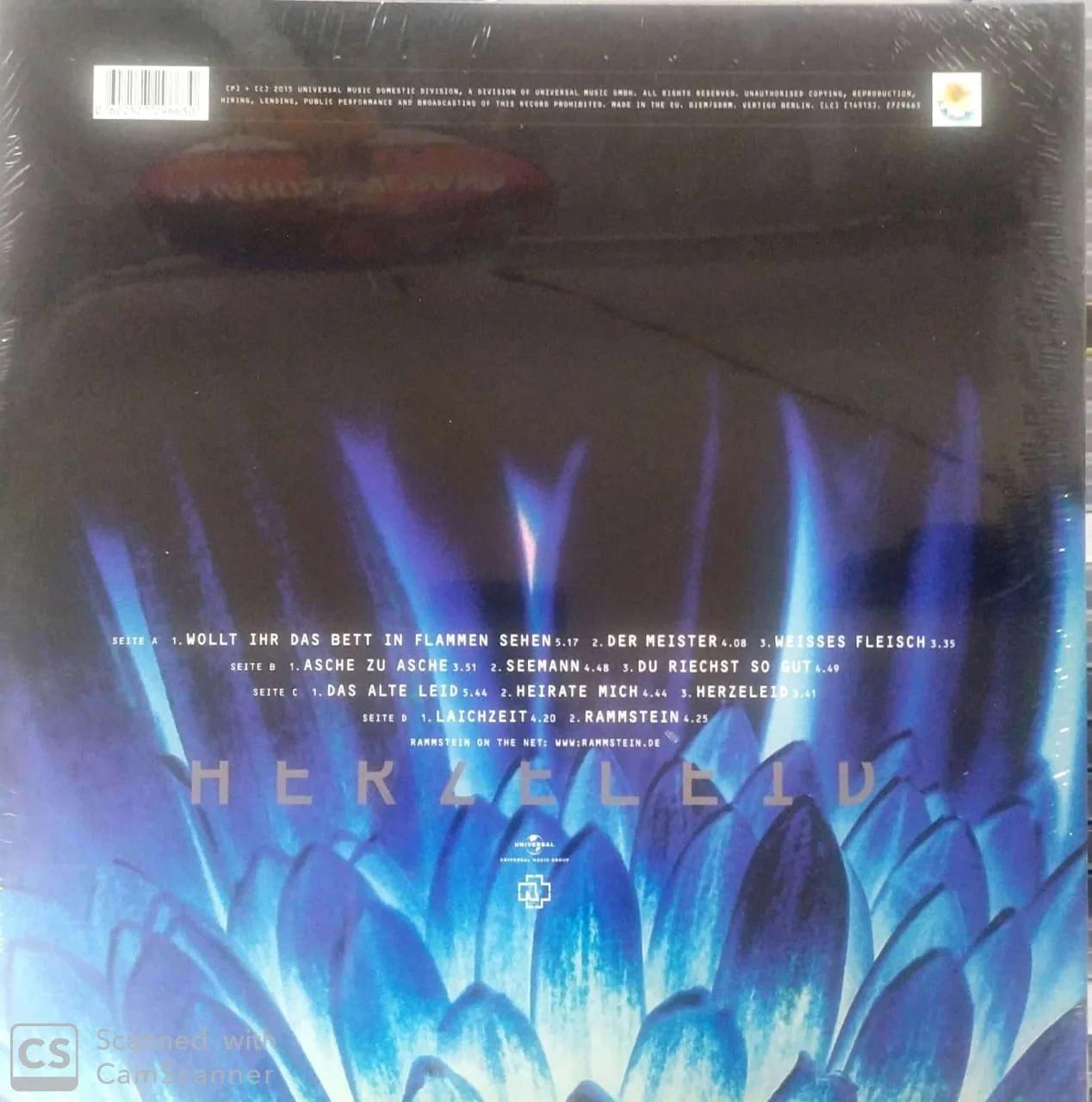 LP Rammstein – Herzeleid - Image 2