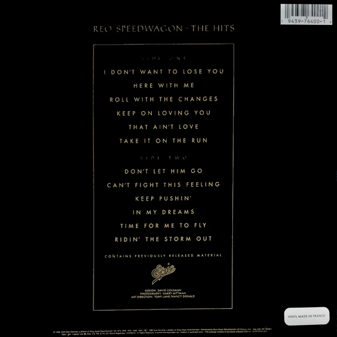 LP REO Speedwagon – The Hits - Image 2
