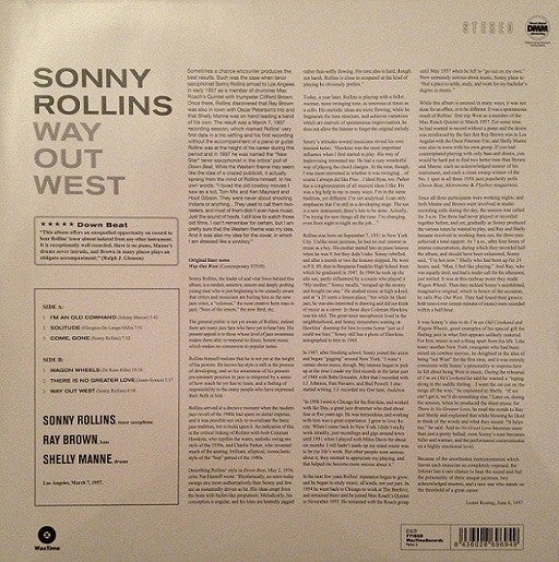 LP Sonny Rollins – Way Out West - Image 2