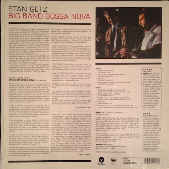 LP Stan Getz – Big Band Bossa Nova - Image 2