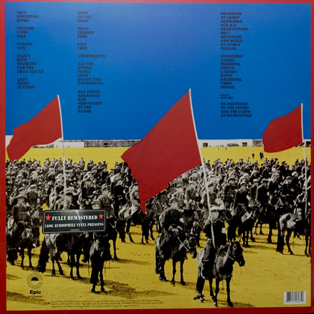 LP The Clash ‎– Give 'Em Enough Rope - Image 2